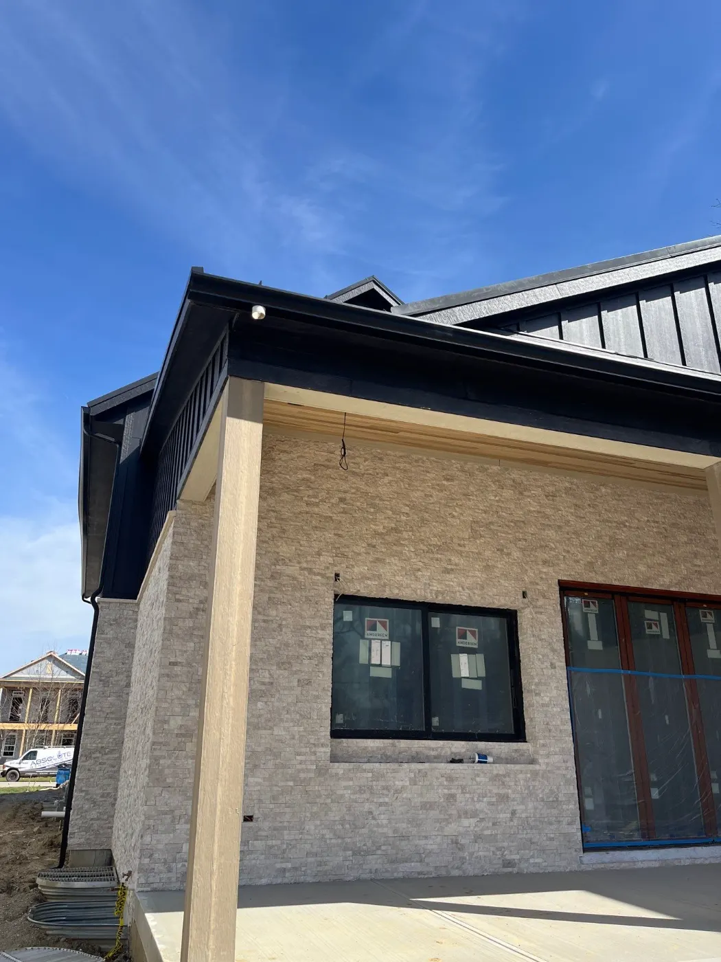 Flashing and seam work in Laurel Lakes
